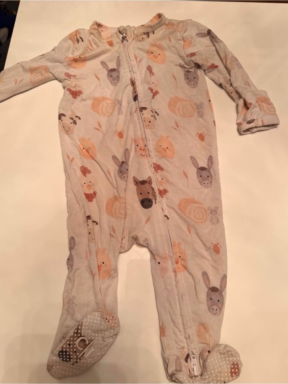 Caden Lane Farm PJs size 0-3 months